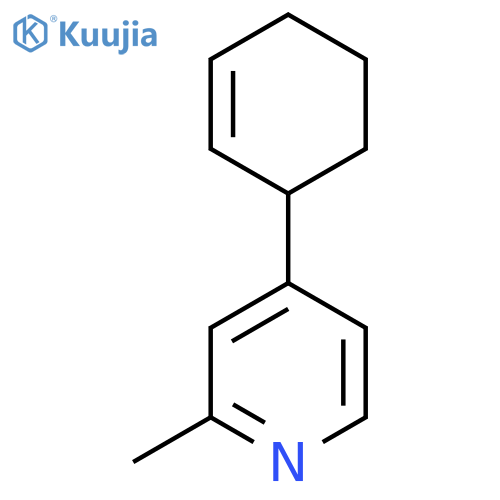 4-(2-Cyclohexenyl)-2-methylpyridine structure