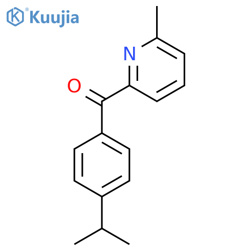 2-(4-Isopropylbenzoyl)-6-methylpyridine structure