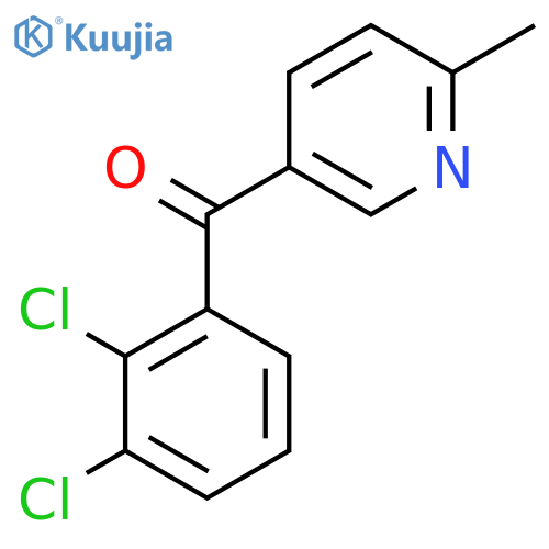 5-(2,3-Dichlorobenzoyl)-2-methylpyridine structure