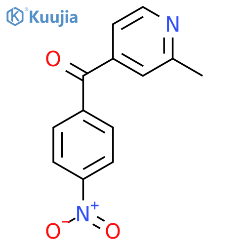 2-Methyl-4-(4-nitrobenzoyl)pyridine structure