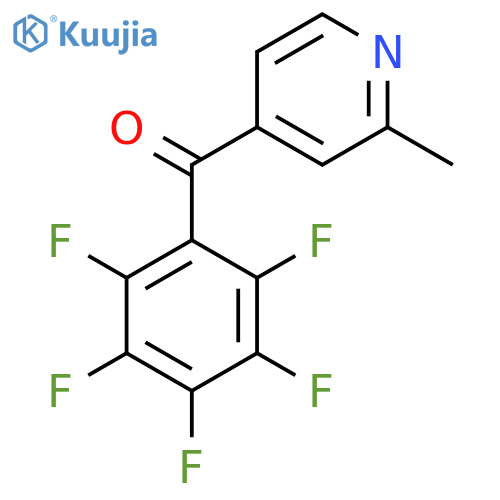 2-Methyl-4-(pentafluorobenzoyl)pyridine structure