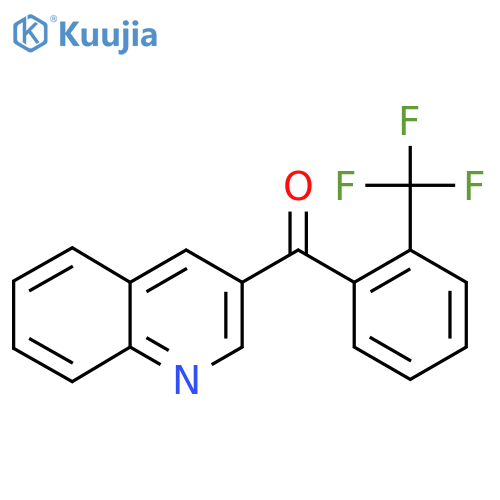 3-(2-Trifluoromethylbenzoyl)quinoline structure