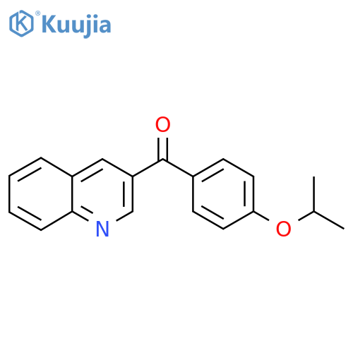 3-(4-Isopropoxybenzoyl)quinoline structure