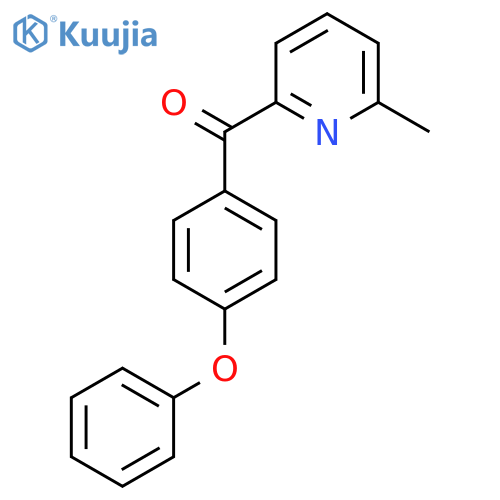6-Methyl-2-(4-phenoxybenzoyl)pyridine structure