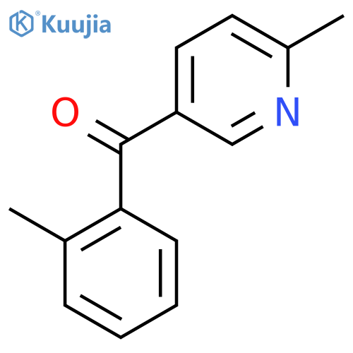5-(2-Methylbenzoyl)-2-methylpyridine structure