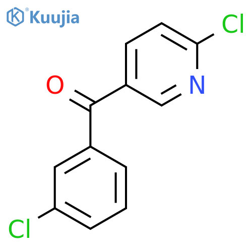 5-(3-Chlorobenzoyl)-2-chloropyridine structure