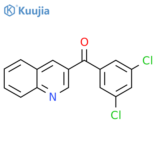 3-(3,5-Dichlorobenzoyl)quinoline structure