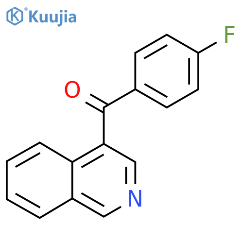 4-(4-Fluorobenzoyl)isoquinoline structure