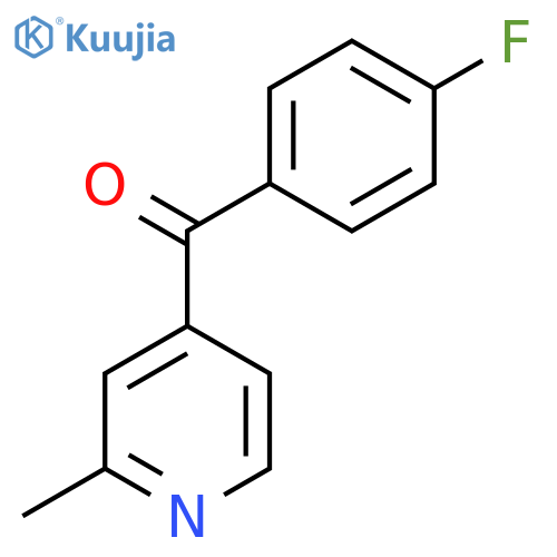 4-(4-Fluorobenzoyl)-2-methylpyridine structure