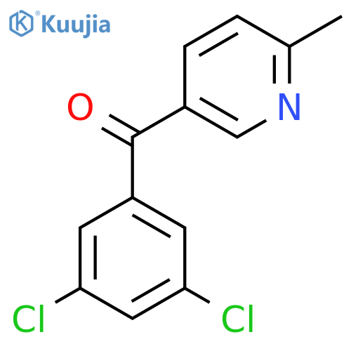 5-(3,5-Dichlorobenzoyl)-2-methylpyridine structure