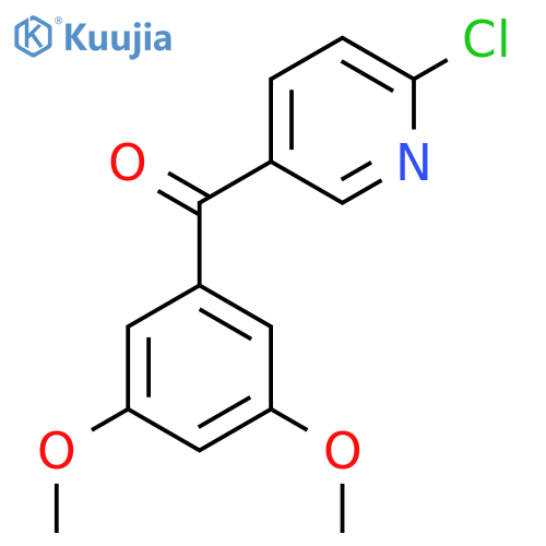 2-Chloro-5-(3,5-dimethoxybenzoyl)pyridine structure