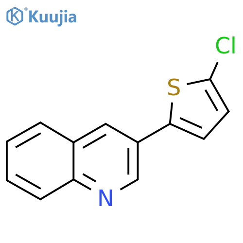 3-(5-Chloro-2-thienyl)quinoline structure