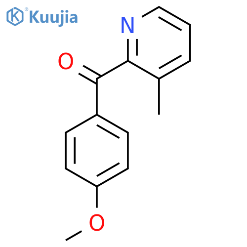 2-(4-Methoxybenzoyl)-3-methylpyridine structure
