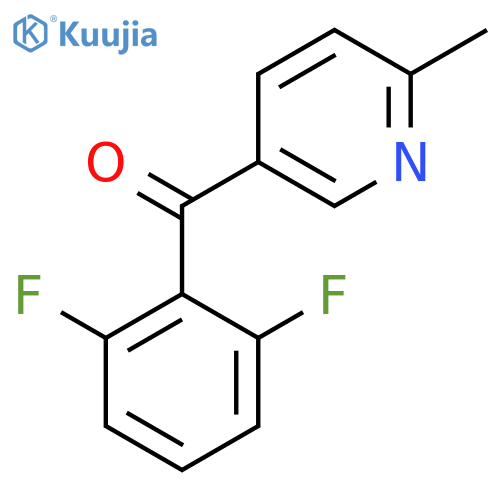 5-(2,6-Difluorobenzoyl)-2-methylpyridine structure