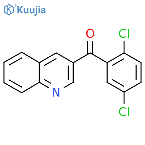 3-(2,5-Dichlorobenzoyl)quinoline structure