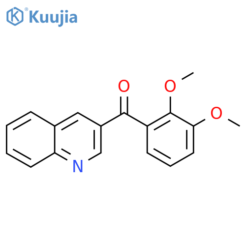 3-(2,3-Dimethoxybenzoyl)quinoline structure