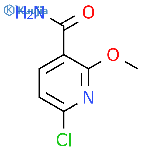 6-Chloro-2-methoxynicotinamide structure