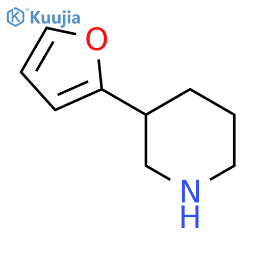 3-(furan-2-yl)piperidine structure