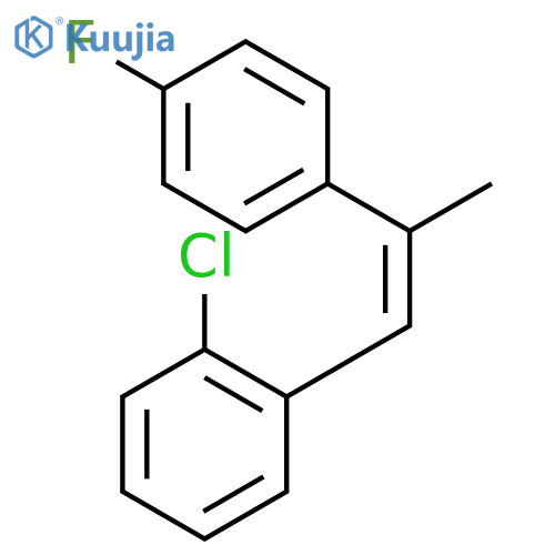 (Z)-1-Chloro-2-(2-(4-fluorophenyl)prop-1-en-1-yl)benzene structure