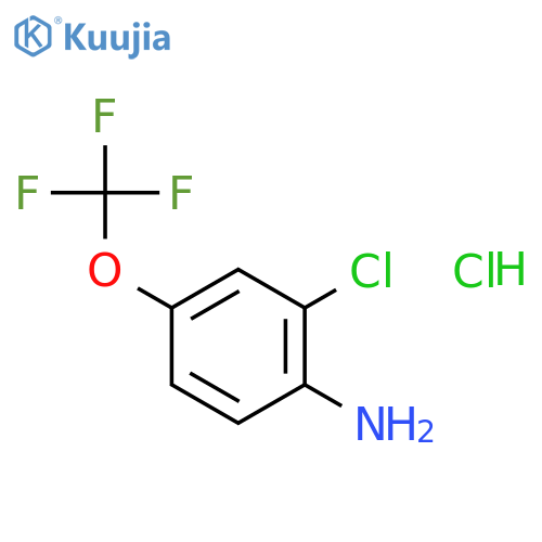 2-Chloro-4-(trifluoromethoxy)aniline hydrochloride structure