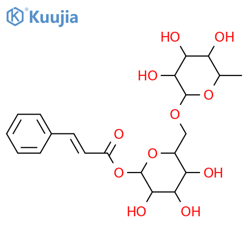 6-O-α-L-Rhamnopyranosyl-D-glucose; β-Pyranose-form, 1-O-E-Cinnamoyl structure