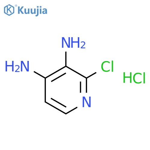 2-Chloropyridine-3,4-diamine hydrochloride structure