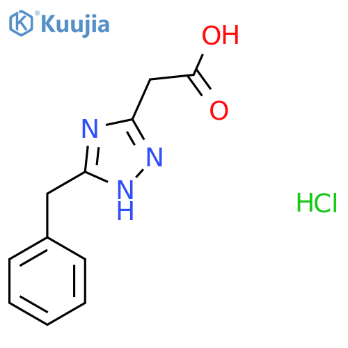 (5-Benzyl-4H-1,2,4triazol-3-yl)-acetic Acid Hydrochloride structure