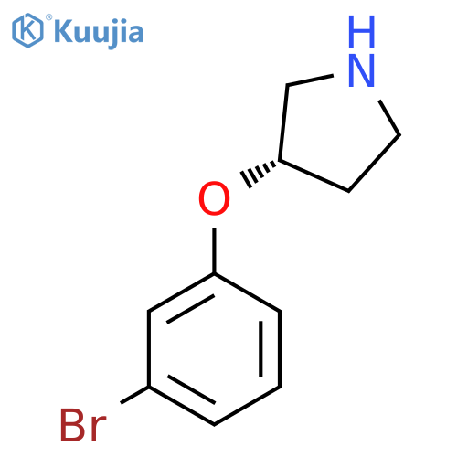 (S)-3-(3-Bromo-phenoxy)-pyrrolidine structure