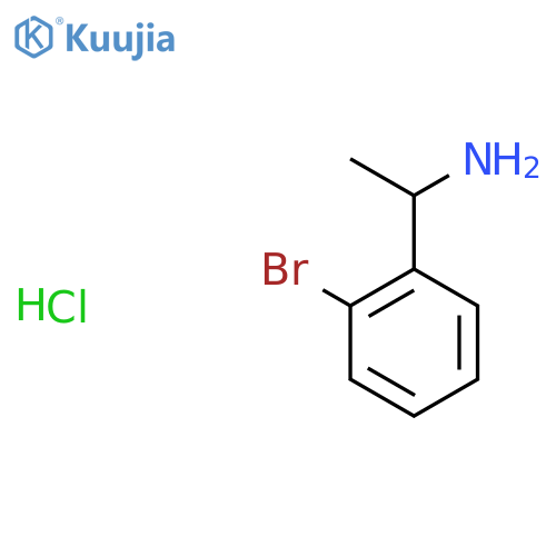 1-(2-bromophenyl)ethan-1-amine hydrochloride structure