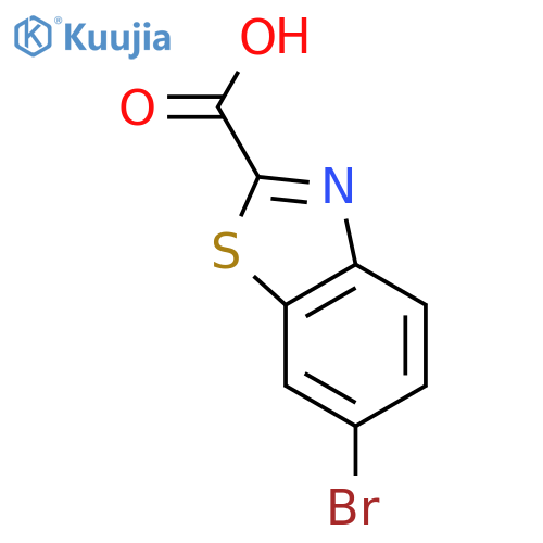 6-bromo-1,3-benzothiazole-2-carboxylic acid structure