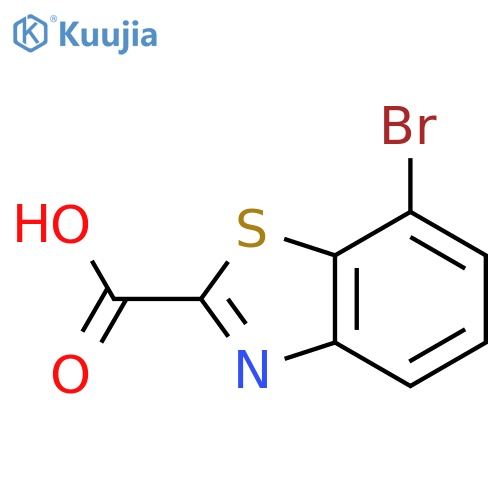 7-bromo-1,3-benzothiazole-2-carboxylic acid structure