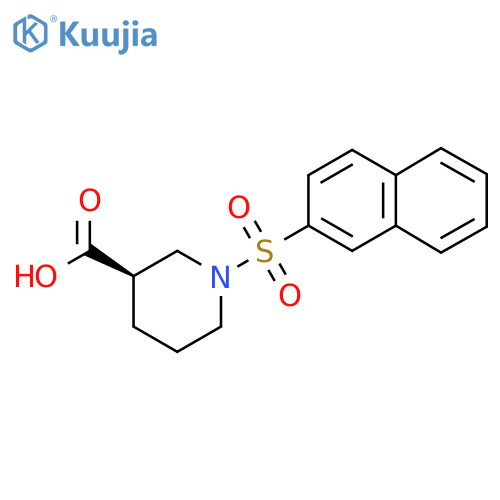 (R)-1-(Naphthalene-2-sulfonyl)-piperidine-3-carboxylic Acid structure