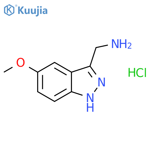 5-Methoxy-1H-indazol-3-yl-methylamine hydrochloride structure