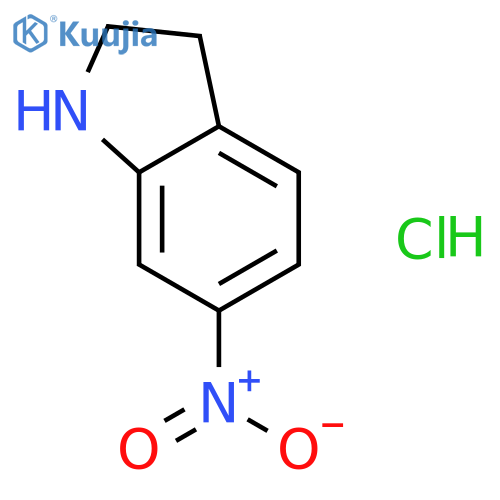 6-nitro-2,3-dihydro-1h-indole hydrochloride structure