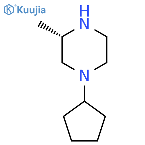 (S)-1-Cyclopentyl-3-methyl-piperazine structure