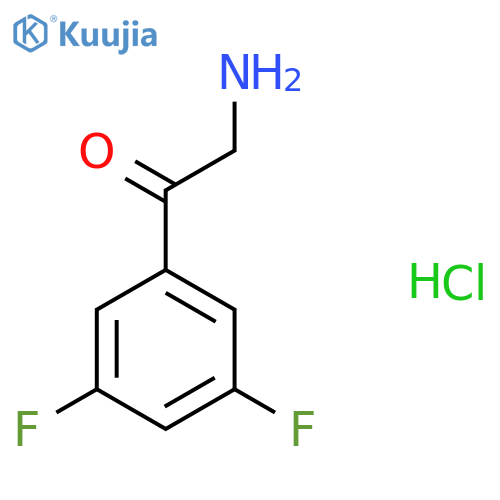 2-Amino-1-(3,5-difluorophenyl)-ethanone Hydrochloride structure