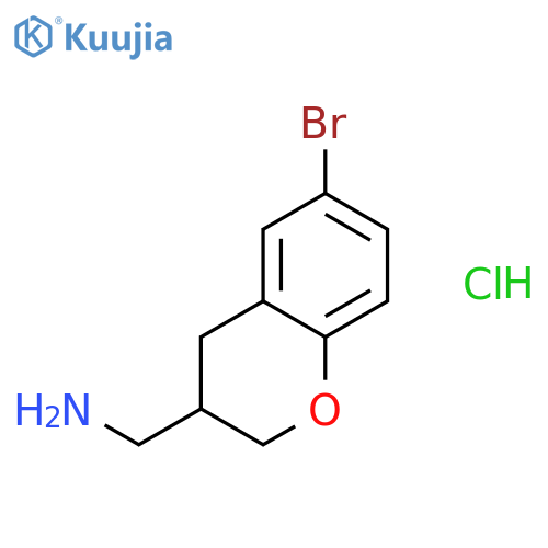 (6-Bromochroman-3-yl)methanamine hydrochloride structure