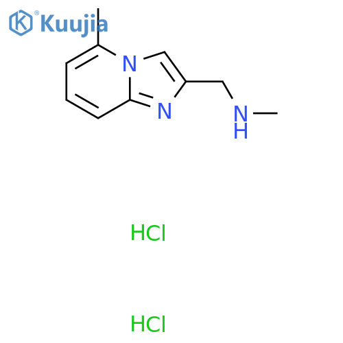 Methyl-(5-methyl-imidazo[1,2-a]pyridin-2-ylmethyl)-amine dihydrochloride structure