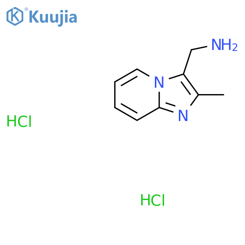 C-(2-Methyl-imidazo1,2-apyridin-3-yl)-methylamine Dihydrochloride structure