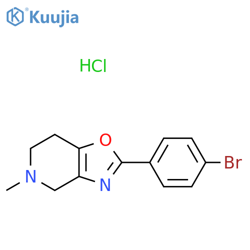2-(4-Bromophenyl)-5-methyl-6,7-dihydro-4H-1,3oxazolo4,5-cpyridine Hydrochloride structure