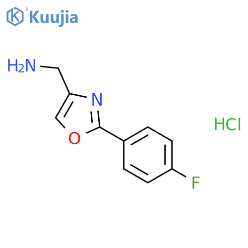 4-Aminomethyl-2-(4-fluorophenyl)oxazole Hydrochloride structure