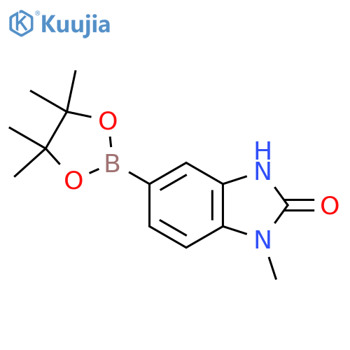 1-Methyl-5-(4,4,5,5-tetramethyl-1,3,2-dioxaborolan-2-yl)-1H-benzo[d]imidazol-2(3H)-one structure