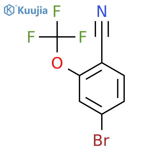 4-Bromo-2-(trifluoromethoxy)benzonitrile structure