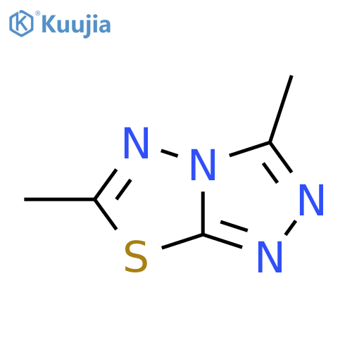 1,2,4-Triazolo[3,4-b][1,3,4]thiadiazole, 3,6-dimethyl- structure