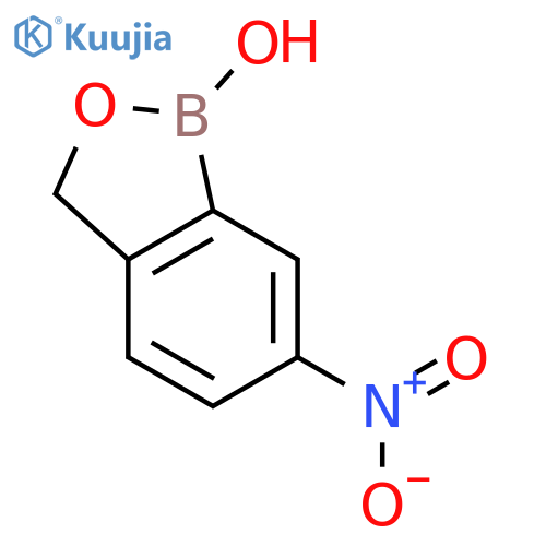2-Hydroxymethyl-5-nitrophenylboronic Acid, dehydrated structure