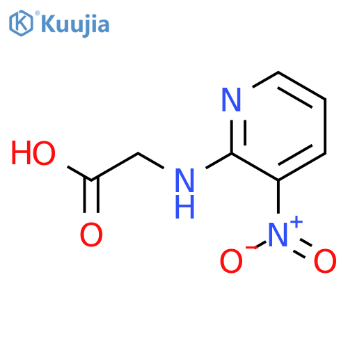 2-(3-nitropyridin-2-yl)aminoacetic acid structure
