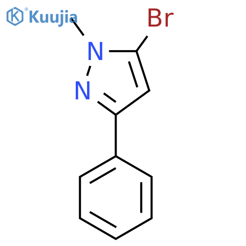 5-Bromo-1-methyl-3-phenyl-1H-pyrazole structure