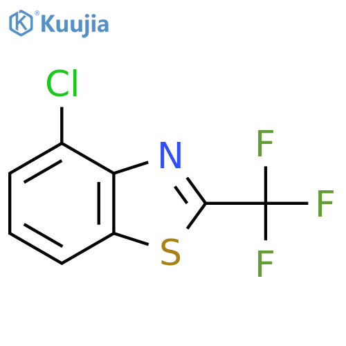 4-chloro-2-(trifluoromethyl)-1,3-benzothiazole structure