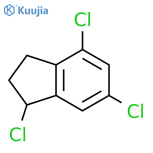 1,4,6-trichloro-2,3-dihydro-1H-indene structure