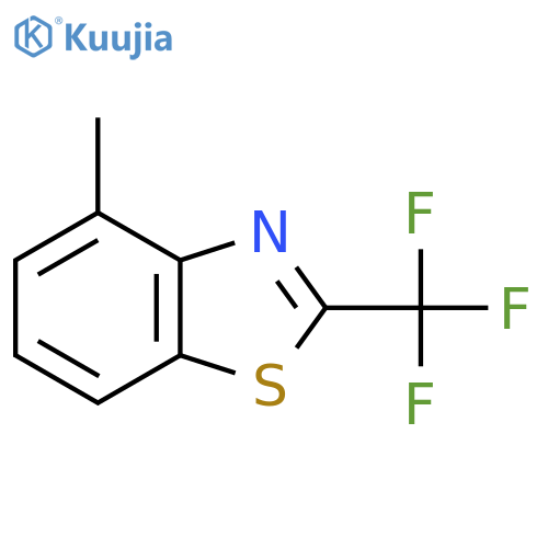 4-Methyl-2-(trifluoromethyl)benzo[d]thiazole structure